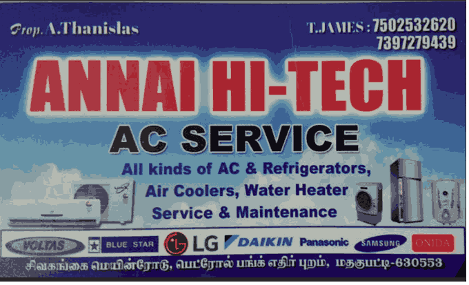 Annai Hi Tech AC Service in Madagupatti sivaganga